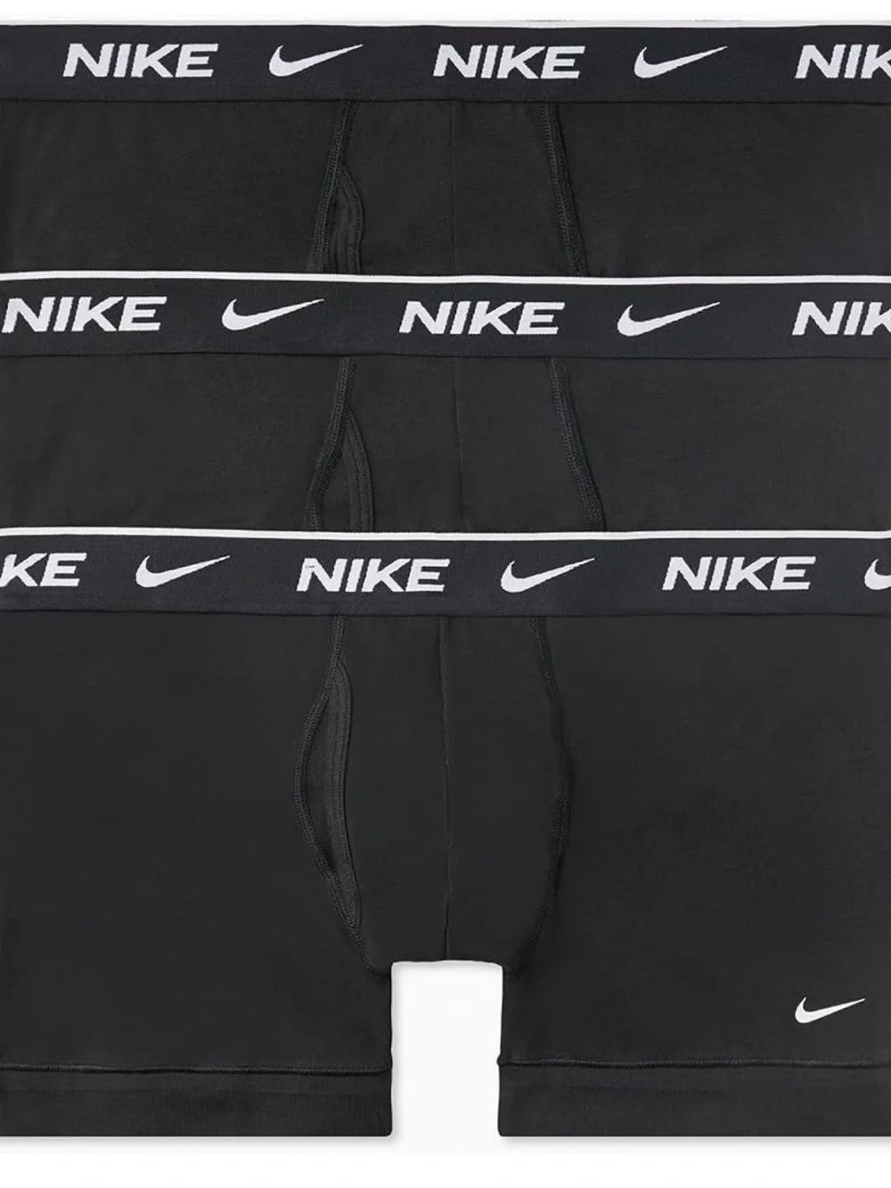Nike Men's Essential Cotton Stretch W/Fly Trunk Underwear (3-Pack) #2783